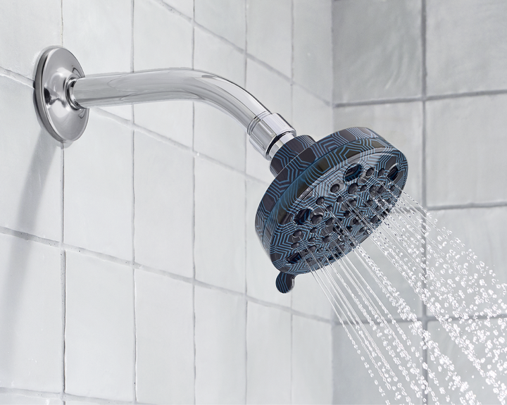 Cool Honeycomb colored shower head
