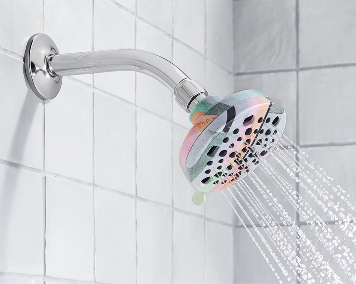 Pastel Patchwork colored shower head