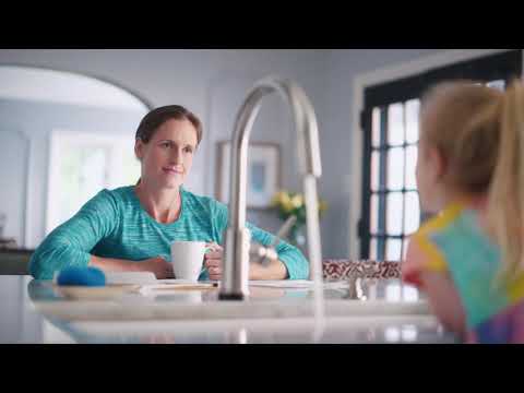 Video showing the faucets traditional, tap and touchless operating options.